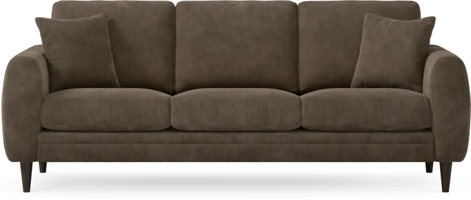 Eden - 3-sits soffa - Brun