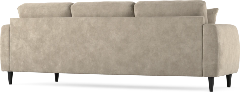 Eden - 3-sits soffa svängd - Beige