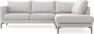 Impression - 3-sits soffa med divan höger - Grå