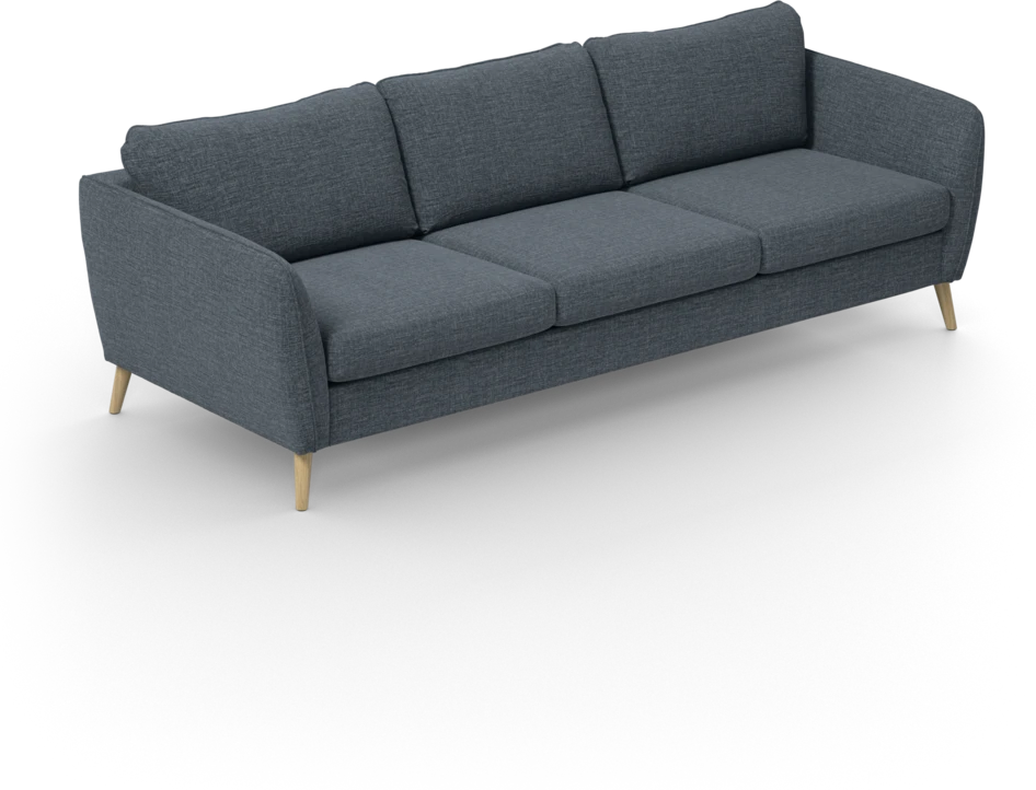 County - 3-sits soffa - Blå