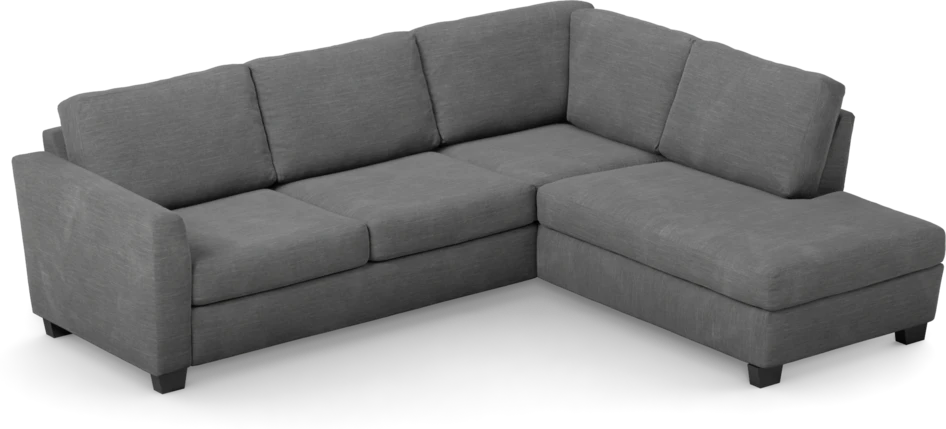 Friday - 2,5-sits soffa med divan höger - Grå