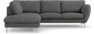 Madison Lux - 2-sits soffa med divan vänster - Vit
