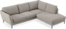 Madison - 2-sits soffa med divan höger - Beige