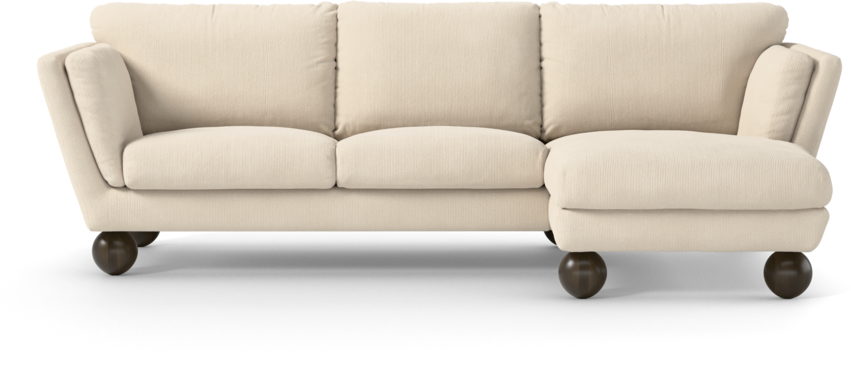 Madison - 2-sits soffa med schäslong höger - Beige