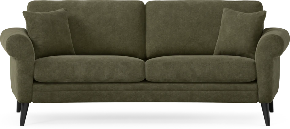 Eden - 2,5-sits soffa svängd - Grön