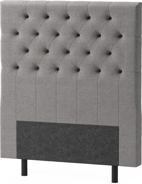 Delux Pikerad XL - Sänggavel, 90-210 cm - Grå