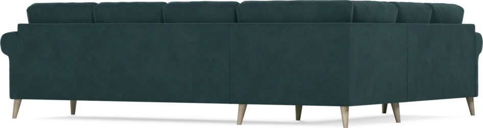 Eden - Hörnsoffa, 2+3-sits - Blå