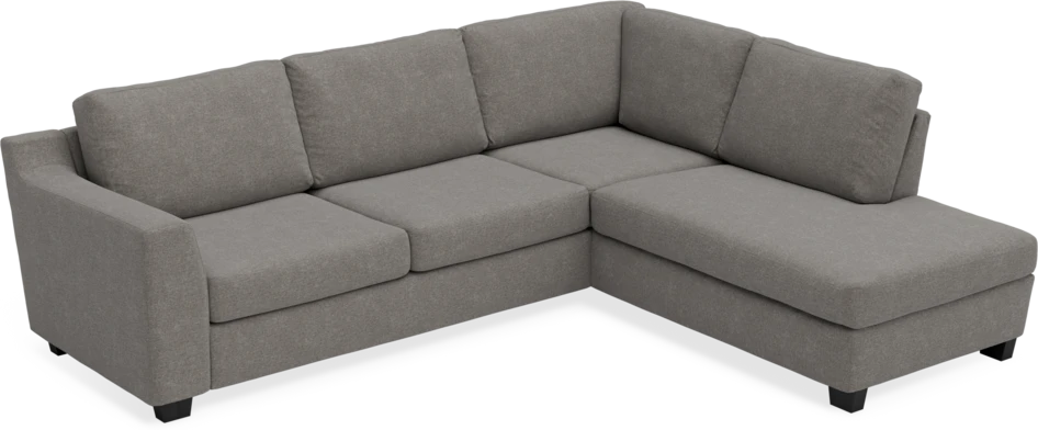 Friday - 2,5-sits soffa med divan höger - Grå