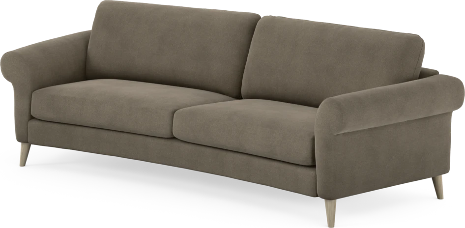 Bridge - 3-sits soffa svängd - Beige