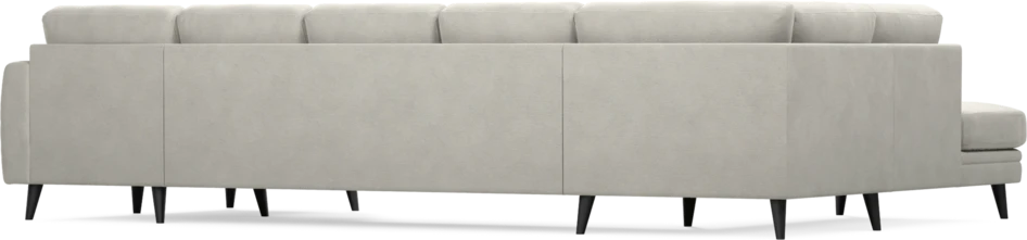 Eden - 3-sits soffa med divan vänster och schäslong höger - Grå