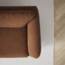 Madison - 3-sits soffa med divan vänster - Brun