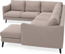 Madison - Hörnsoffa med schäslong höger - Beige