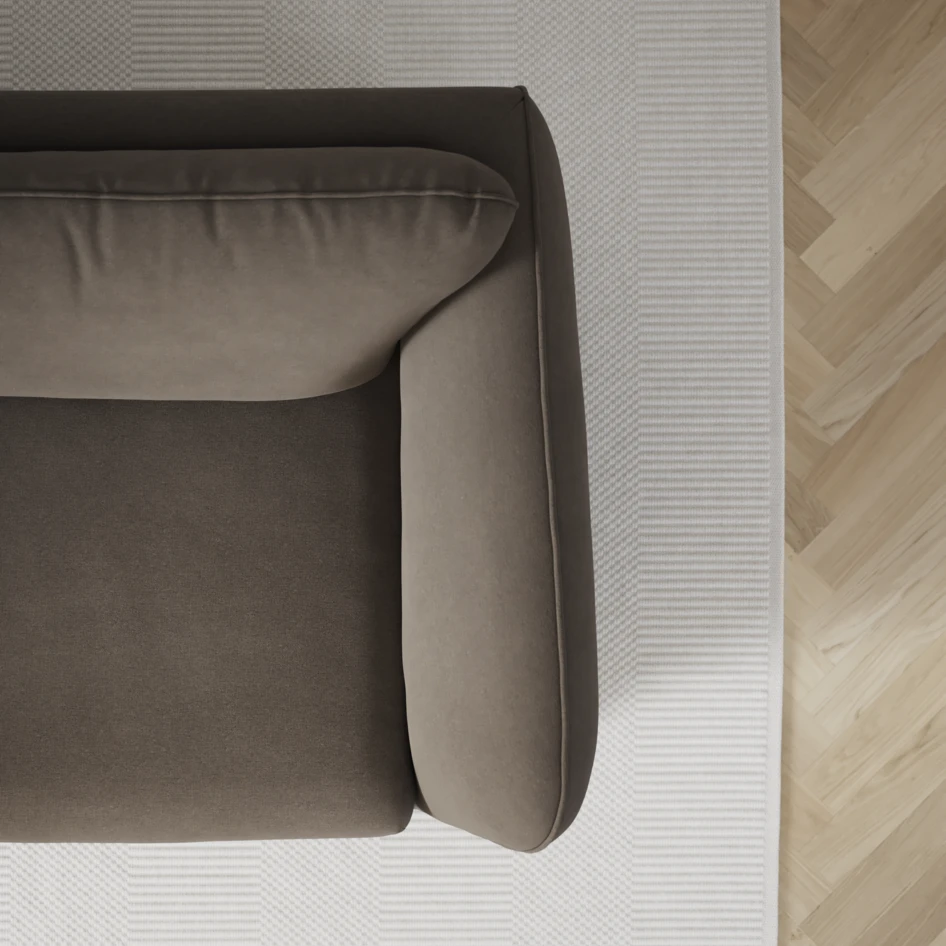 Madison Lux - Hörnsoffa med schäslong höger - Beige