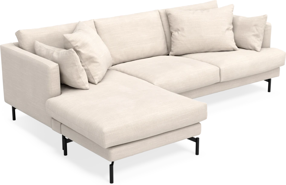 Harper - 4-sits med schäslong vänster - Beige