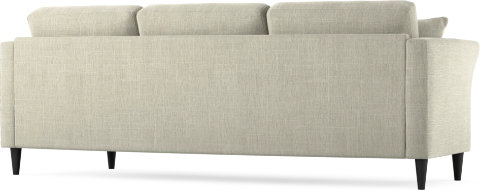 Eden - 3-sits soffa svängd - Beige