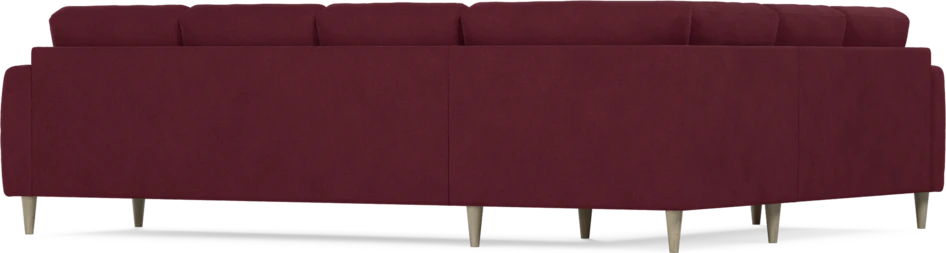 Eden - Hörnsoffa, 2+3-sits - Röd