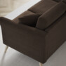 Eden - 2-sits soffa med schäslong - Brun