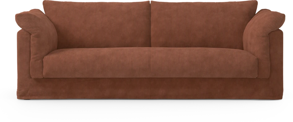Cherrie Klädsel - Klädsel till 3-sits soffa, hel dyna - Orange