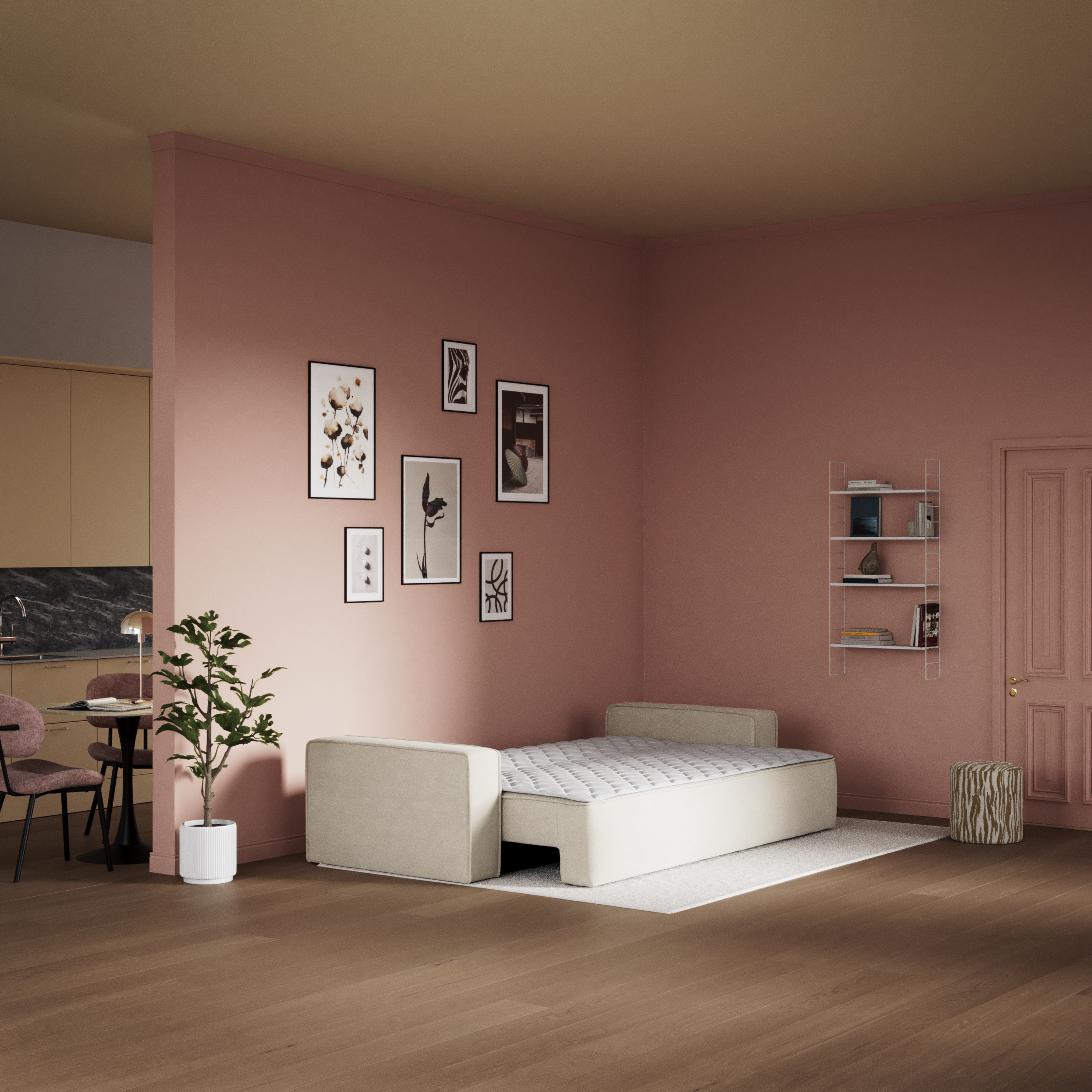 Ide, Bäddsoffa 4-sits