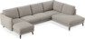 Madison Lux - 2-sits soffa med schäslong vänster och divan höger - Beige