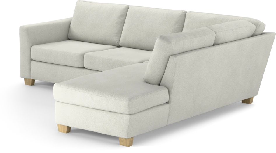 Friday - 2,5-sits soffa med divan höger - Vit