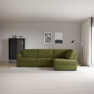 Friday - 2,5-sits soffa med divan höger - Grön