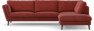 Madison Lux - 3-sits soffa med divan höger - Rosa