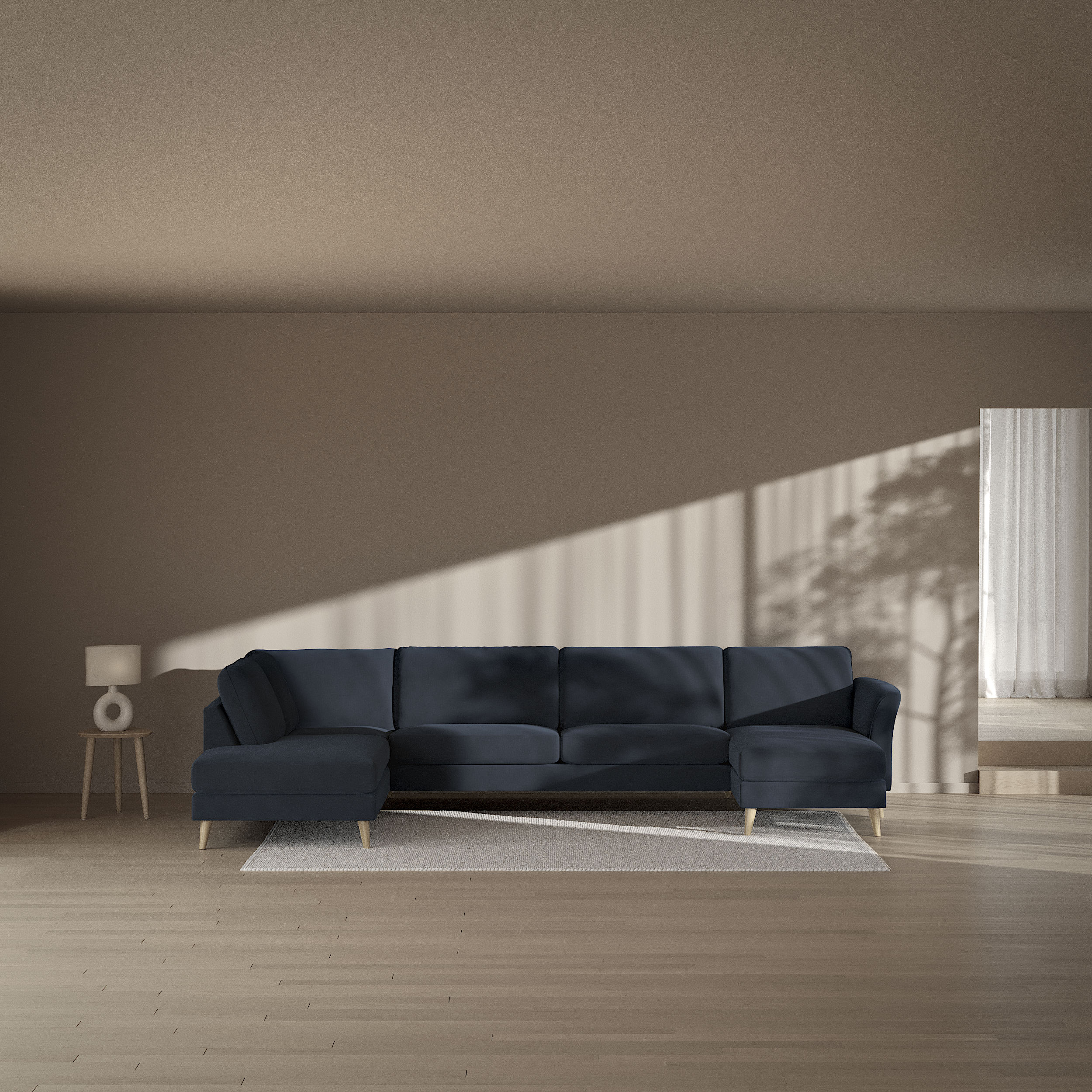 Bridge - 3-sits soffa med divan vänster och schäslong höger - inspiration