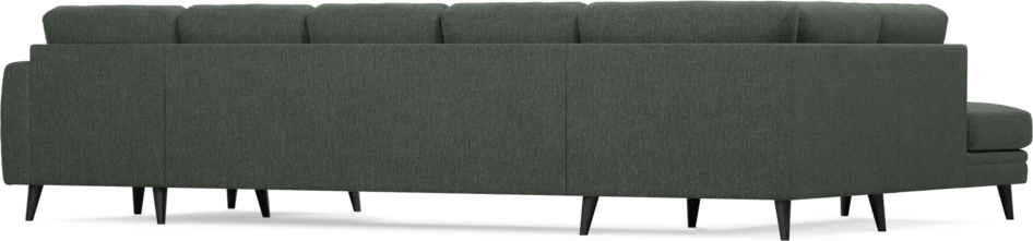 Eden - 3-sits soffa med divan vänster och schäslong höger - Grön