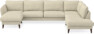 Bridge - 3-sits soffa med schäslong vänster och divan höger - Beige