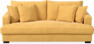 Mila - 3-sits soffa, hel dyna - Gul