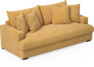 Mila - 3-sits soffa, hel dyna - Gul