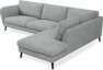 Madison Lux - 3-sits soffa med divan höger - Vit