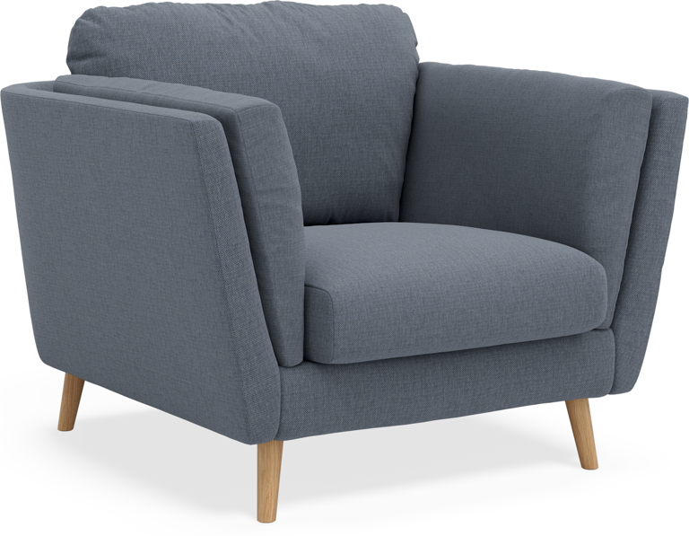Madison Lux - Fåtölj, 70 cm - Blå
