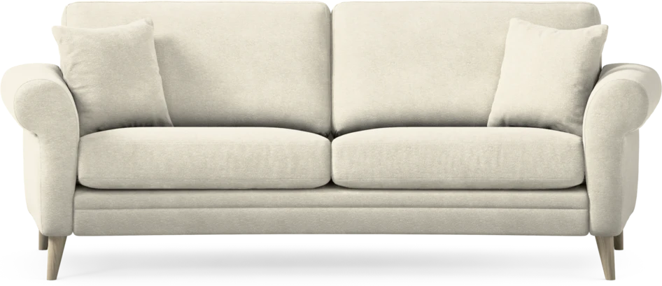 Eden - 2,5-sits soffa svängd - Vit