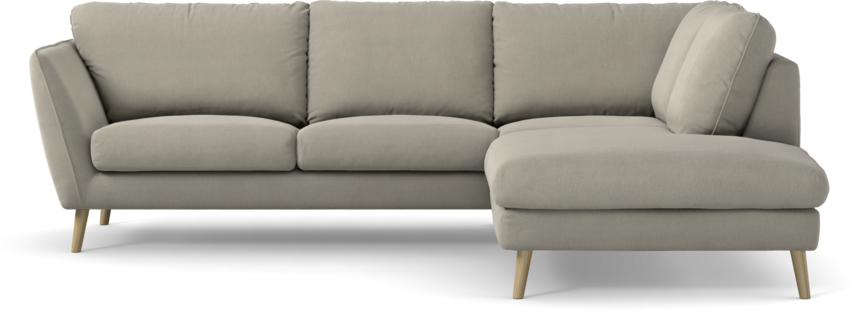 Madison Lux - 2-sits soffa med divan höger - Grå