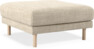 Willow - Fotpall, fast klädsel - Beige