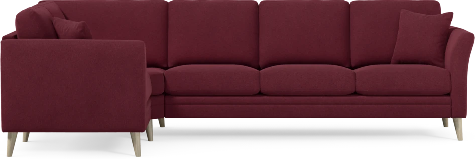Eden - Hörnsoffa, 1+3-sits - Röd
