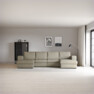 Friday - 2-sits soffa med två schäslonger - Beige