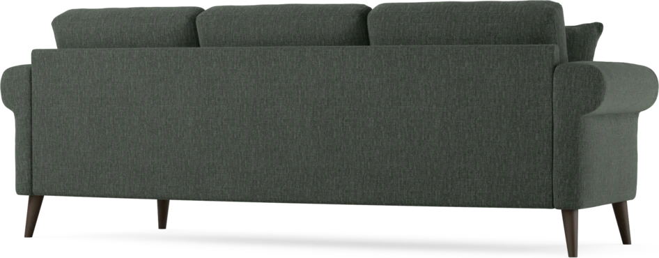 Eden - 3-sits soffa svängd - Grön