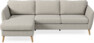 County - 3-sits soffa med flyttbar schäslong - Beige