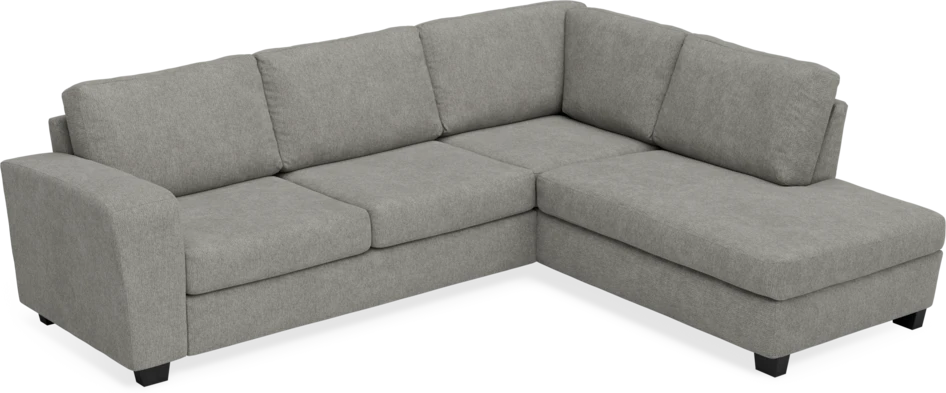 Friday - 2,5-sits soffa med divan höger - Grå