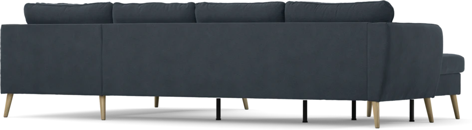 County - 3-sits soffa med schäslong vänster och divan höger - Blå