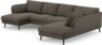 Madison Lux - 2-sits soffa med schäslong vänster och divan höger - Beige