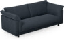Cherrie - 2,5-sits soffa, hel dyna, fast klädsel - Blå