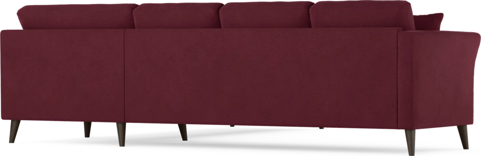 Eden - Hörnsoffa, 3+3-sits - Röd