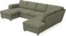 Friday - 3-sits soffa med schäslong vänster och divan höger - Vit