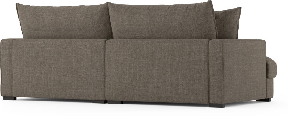 Rossi - 3-sits soffa, hel dyna - Brun