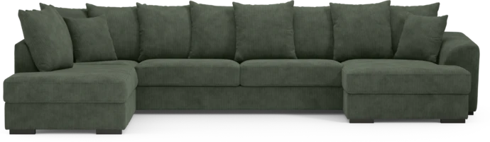 Town, 3-sits soffa med divan vänster och schäslong höger