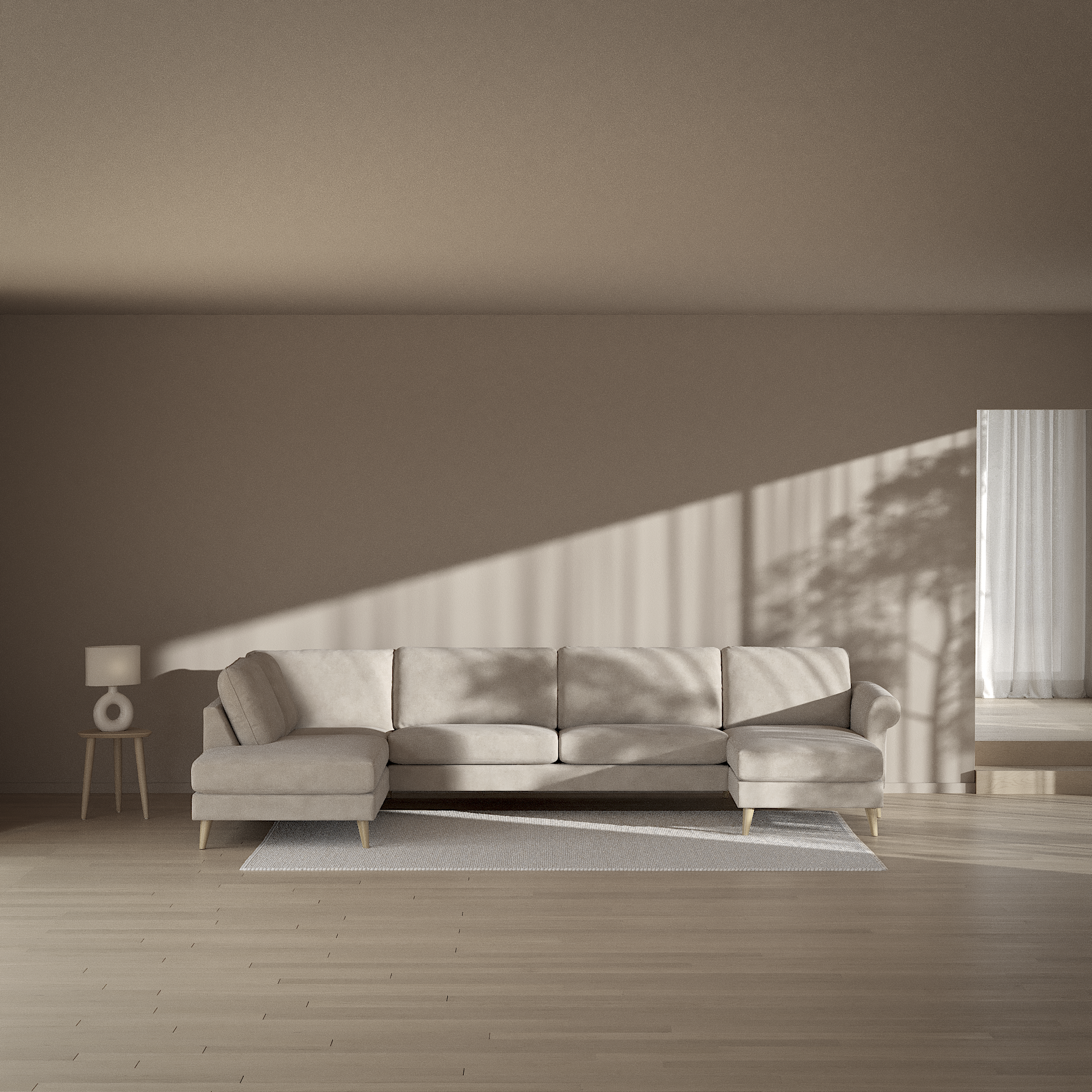 Bridge - 3-sits soffa med divan vänster och schäslong höger - inspiration